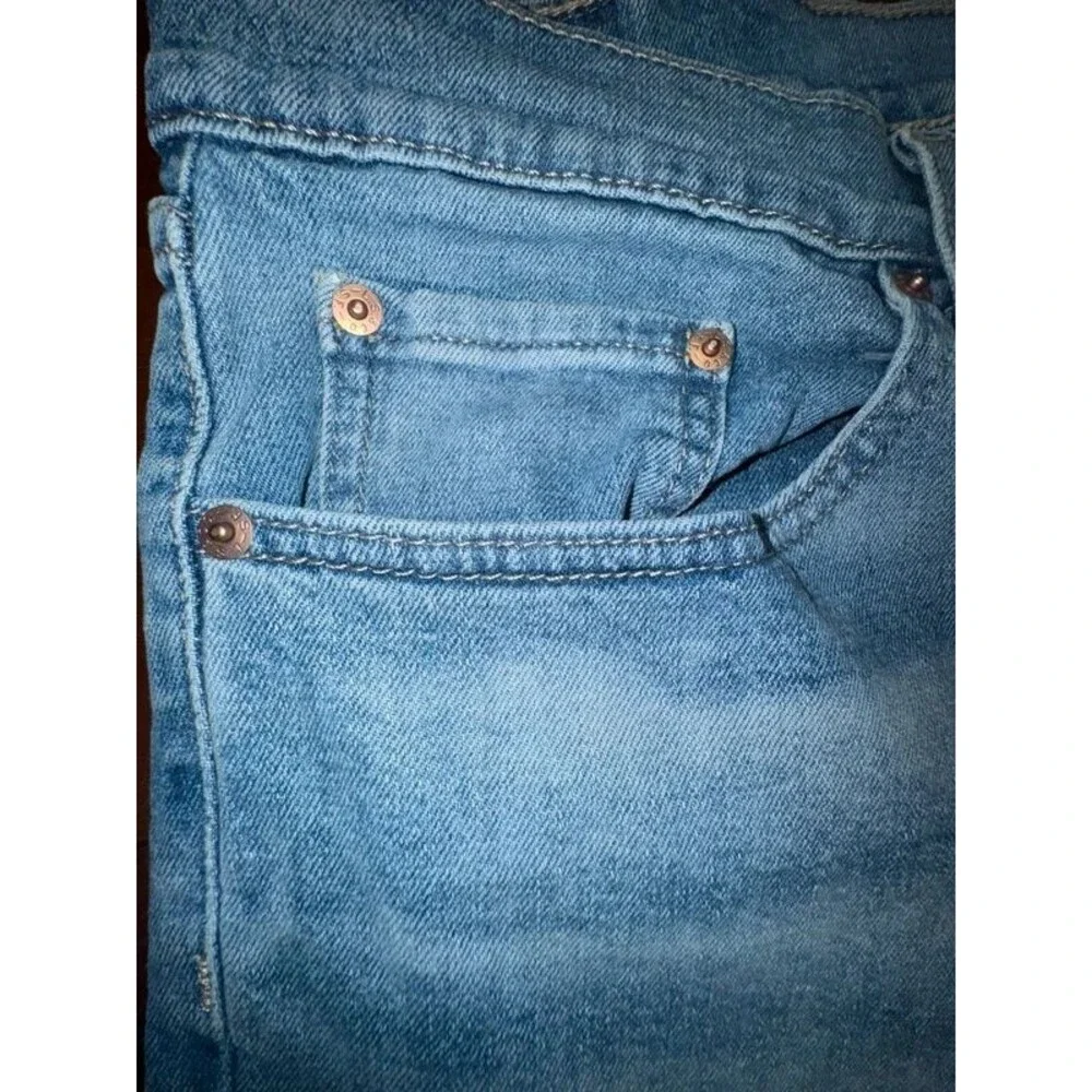 Signature By Levi Strauss S61 Relaxed Jeans Men’s 38x34 Blue Straight Distressed